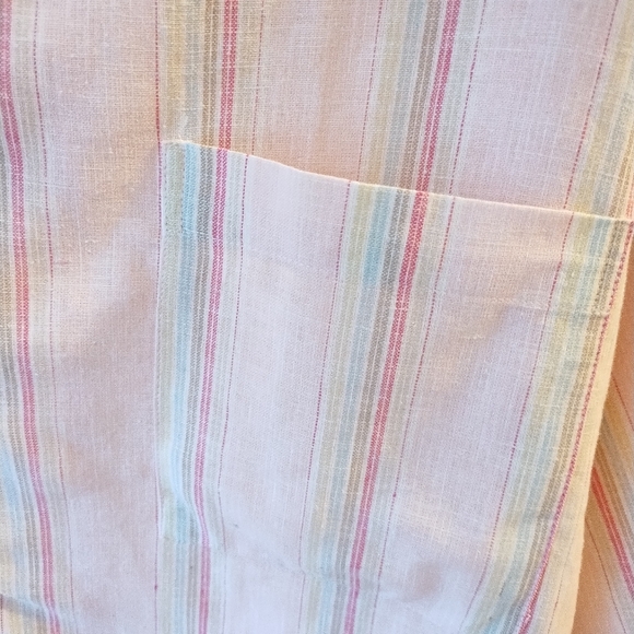 MEN'S CASUAL MULTICOLOR STRIPED BUTTON DOWN SHIRT SIZE 2XL - Picture 4 of 9